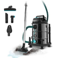 Cecotec Staubsauger für Feste Stoffe und Flüssigkeiten 30L Conga Rockstar Wet & Dry Steel Pro Tool. 1600W, erhöhte Haltbarkeit und Widerstandsfähigkeit, enthält Steckdose für Werkzeuge, Zubehörkit