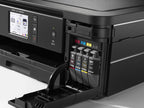 Brother DCP-J1140DW 3-in-1 Farbtintenstrahl-Multifunktionsgerät (Drucker, Scanner, Kopierer), Schwarz, 400 x 151 x 343 mm, 17/16 Seiten/Min.
