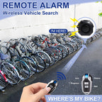 Fahrrad Alarme Elektrofahrzeug Alarm Wireless Vibration Alarm System mit Bewegungssensor Wasserdichter wiederaufladbarer Diebstahl Alarm für Ebikes Fahrrad Roller Auto