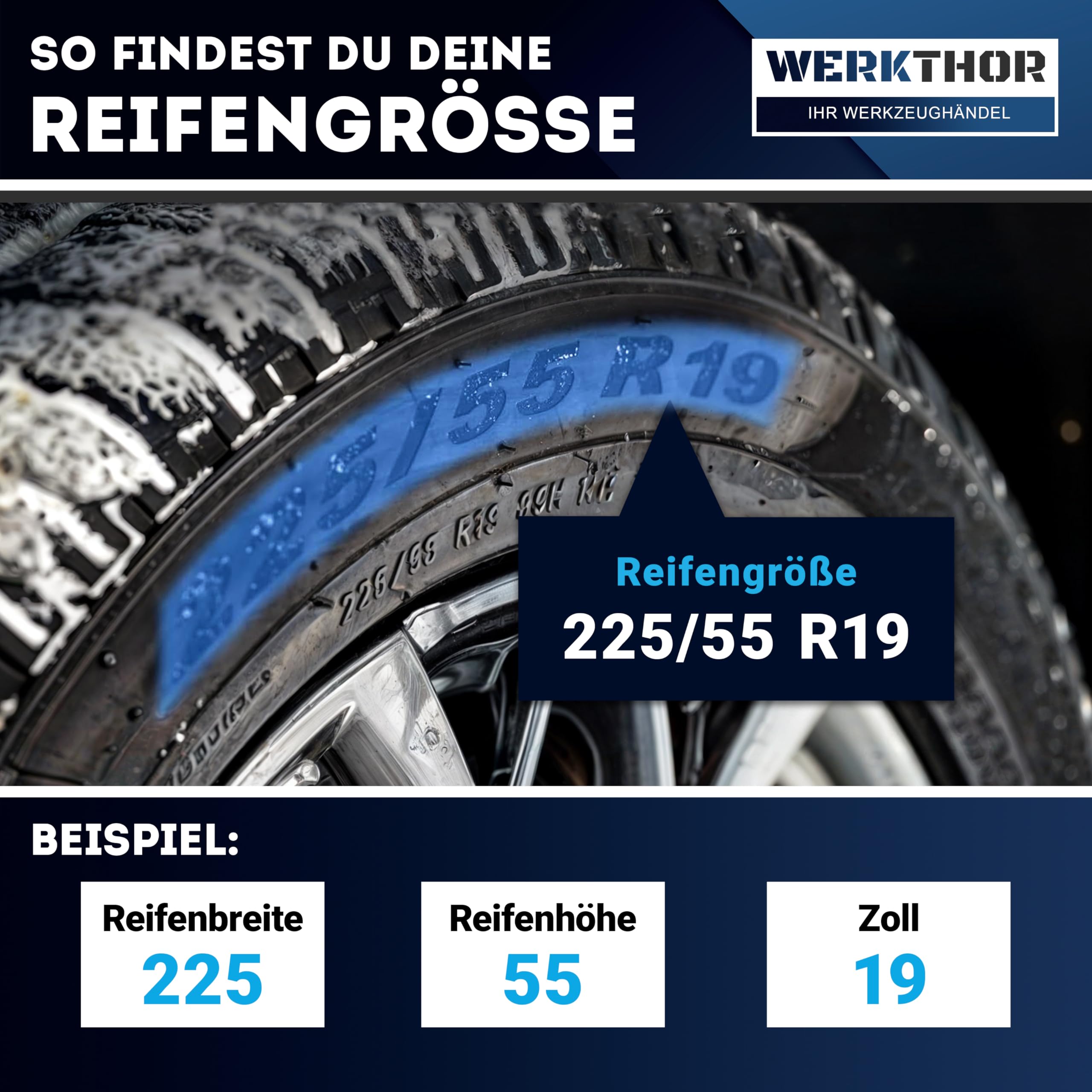 WERKTHOR Schneeketten Werkzeuglose Montage Sicherem Grip EUZulassung Für Winterfahrer
