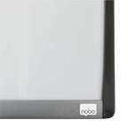 Nobo Kleines Magnetisches Whiteboard mit Gewölbtem Rahmen, Wandmontage, Inkl. Whiteboard-Marker, Magneten & Schaumstoff-Klebepads, Zuhause/Büro, 585 x 430 mm, 1903783