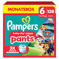 Pampers Baby-Dry Pants Paw Patrol Edition Größe 6, 138 Windeln, 13kg-19kg, 360° Passform hilft, Auslaufen zu verhindern