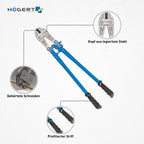 HÖGERT TECHNIK - Bolzenschneider Stangenschere 600mm - Professionelle Kompakt Bolzenschere - Extra gehärtete Schnittkanten – Hochwertiger Chrom-Molybdän-Stahl