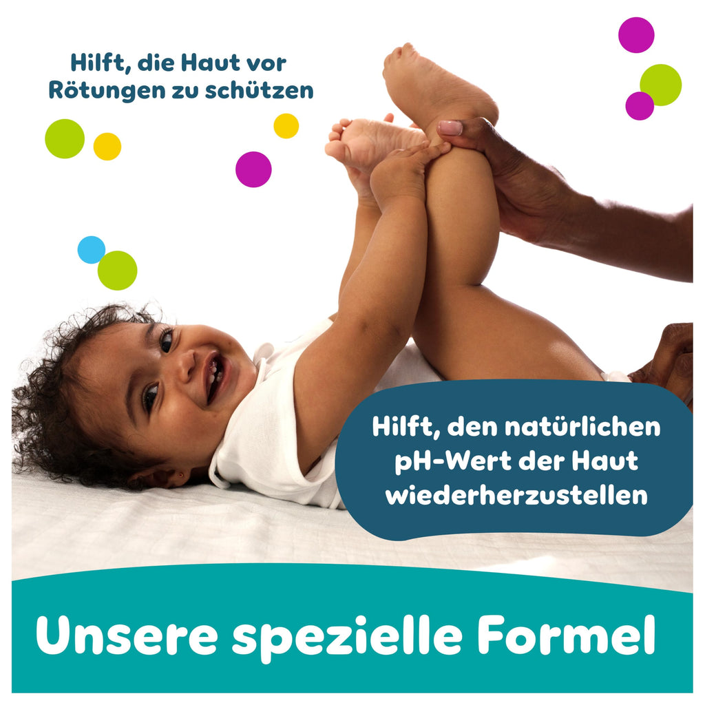 Pampers Fresh Clean Feuchttücher 15 Packungen mit 80 Stück, 1200 Feuchttücher, milder Duft, auch für Hände und Gesicht geeignet