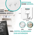 VERGLEICHSSIEGER - Alason® Tritthocker Klappbar 39cm, Belastbar bis 200kg – Mit Aufhängehaken & Aufbewahrungstasche – Platzsparender, Faltbarer Hocker in Anthrazit/Schwarz für Zuhause, Küche & Bad