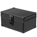 MAZACOO Faraday Box für Autoschlüssel – Keyless Go Diebstahlschutz, RFID Signalblocker gegen Relaisangriffe (Kohlefaser Schwarz)