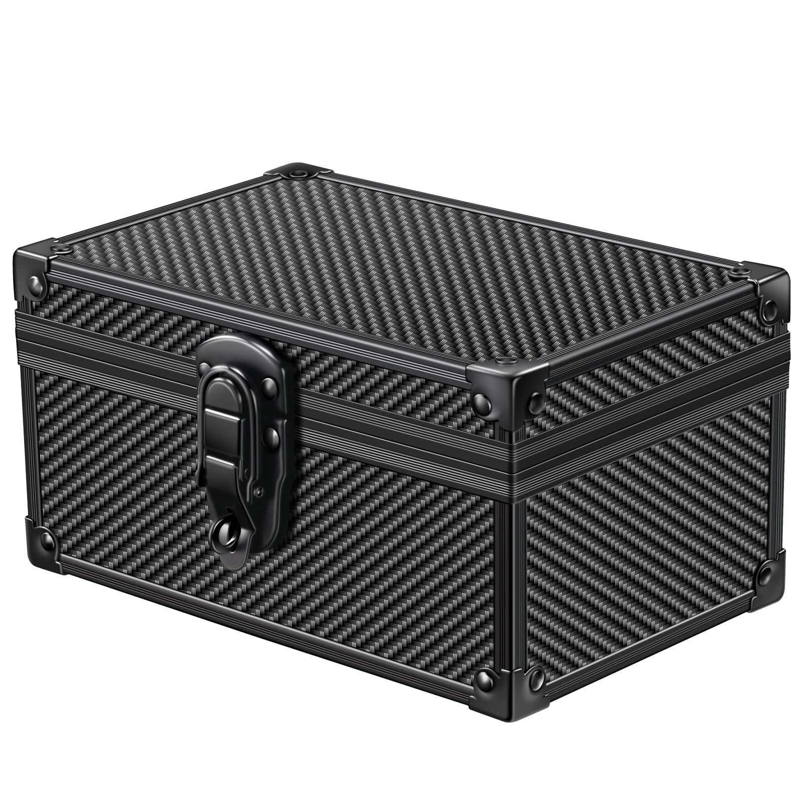 MAZACOO Faraday Box für Autoschlüssel – Keyless Go Diebstahlschutz, RFID Signalblocker gegen Relaisangriffe (Kohlefaser Schwarz)
