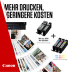 Canon Tinten-Multipack - PGI-580/CLI-581 Original Drucker Tintenpatronen 5er-Pack (1 x Schwarz, 1 x Cyan, 1 x Magenta, 1 x Gelb & 1 x Schwarz druckerpatronen)