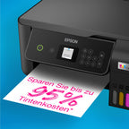 Epson EcoTank ET-2870 A4-Multifunktions-Wi-Fi-Tintentankdrucker, mit einem im Lieferumfang enthaltenen Vorrat an Tinten bis zu 3 Jahren
