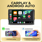 M.I.C. AV9-L3 Android 14 Autoradio mit navi: MediaTek MT6769V 4G+64G;9" QLED Display;4G SIM,Carplay,Android Auto,DAB+,Bluetooth 5,WiFi,GPS: Ersatz für VW Golf T5 Touran Passat RNS RCD,Skoda,SEAT