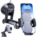 Miracase Handyhalterung Auto[Verbesserter Saugnapf] Handyhalter fürs Auto 360° Drehbar, Armaturenbrett Windschutzscheibe KFZ Handy Halterung für iPhone Galaxy Alle Smartphones