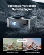 Ultimea Beamer Full HD 1080P Native mit Autofokus und 6D Trapezkorrektur, Beamer 4K Heimkino Unterstützt 700 ANSI 21000 Lumen, 5G WiFi Projektor Bluetooth, Outdoor Projektor für iOS/Android/TV Stick