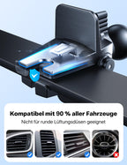 andobil Handyhalterung Auto [2026 Neueste Saugnapf] 3 in 1 Saugnapf & Lüftung Halter Universale KFZ Autohalterung Zubehör für iPhone 17 Pro Max Air 16/15/14/13/12 Samsung Galaxy S25 Ultra/S24/S23 Usw