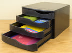 Jalema 2686374299 Bürobox Resolution 300 x 216 x 375 mm Anthrazit, Schwarz