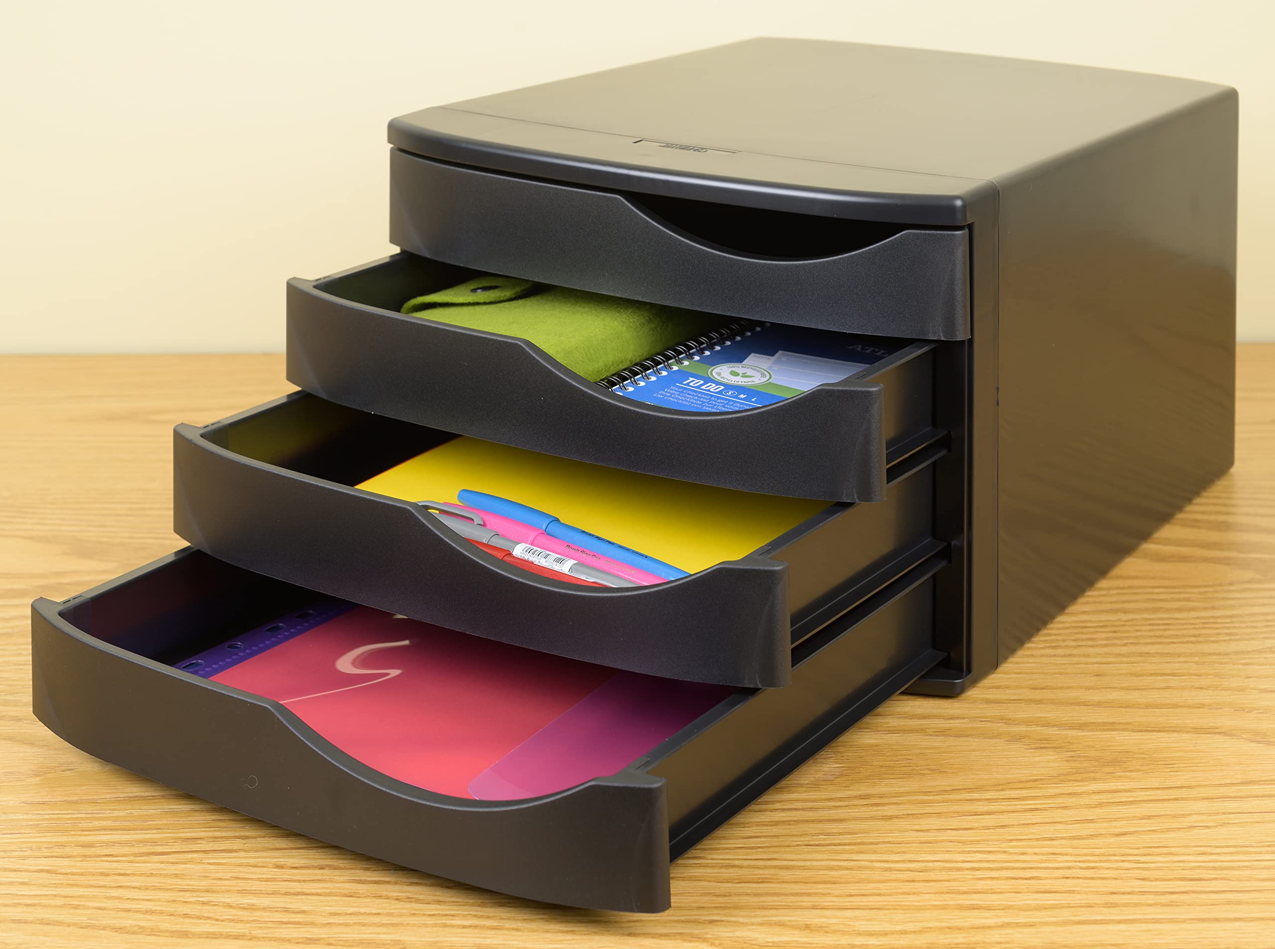 Jalema 2686374299 Bürobox Resolution 300 x 216 x 375 mm Anthrazit, Schwarz
