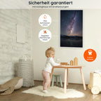 Könighaus Infrarotheizung mit Bild - 1200 Watt + Smart Thermostat & Könighaus APP - Energiesparende Infrarot Wandheizung mit Bildmotiv – TÜV SÜD - Weißer Rahmen (05. Dschungelbrücke)
