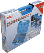 BGS 70105 | Gewindeschneid-Satz | Zoll | 1/4" - 1/2" | 56-tlg.
