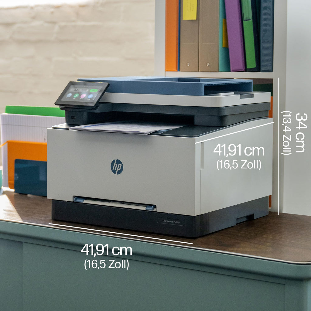 HP Color LaserJet Pro MFP 3302fdwg Multifunktions-Farblaserdrucker, Fax, Automatischer beidseitiger Druck, Touchscreen, Wi-Fi, Ethernet, USB, Wolf Pro Security