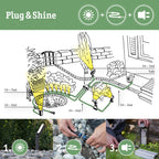 Paulmann 94179 Plug & Shine Lichtobjekt Globe IP67 3000K 575lm 24V Kugelleuchte Aussenleuchte Gartenbeleuchtung Terassenbeleuchtung 94179
