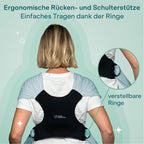 Koala Babycare Tragetuch Baby Neugeborene - Einfach Anzuziehen für Mütter und Väter - Babytrage Multi-Use Bis 9kg - Babytragetuch Blau
