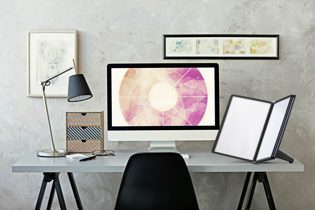 Durable Sichttafelsystem Sherpa Soho 5 Tischständer, mit 5 schwarzen Sichttafeln, anthrazit/schwarz, 554001