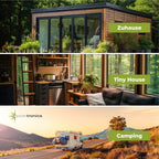 SOLARTRONICS Spannungswandler NM600 12V 600 Watt SCHWARZ - 1200 Watt Spitzenleistung - Wechselrichter 12v auf 230v - Blei- oder AGM-Batterie kompatibel - mit Schuko- & USB Anschluss