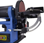 Güde Band- & Tellerschleifer GBTS 400 (350 W Motorleistung, 914 x 100 mm Schleifband-Maß, 282 m/min Bandgeschwindigkeit, 1450 1/min Schleiftellerdrehzahl, 36 mm Ø Staubsaugeranschluss)