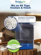 BonAura® Luftentfeuchter Nachfüllpack 6x 680g - Sparset Luftentfeuchter Granulat - 6er Set Entfeuchter Granulat - Schimmel- und Geruchsschutz