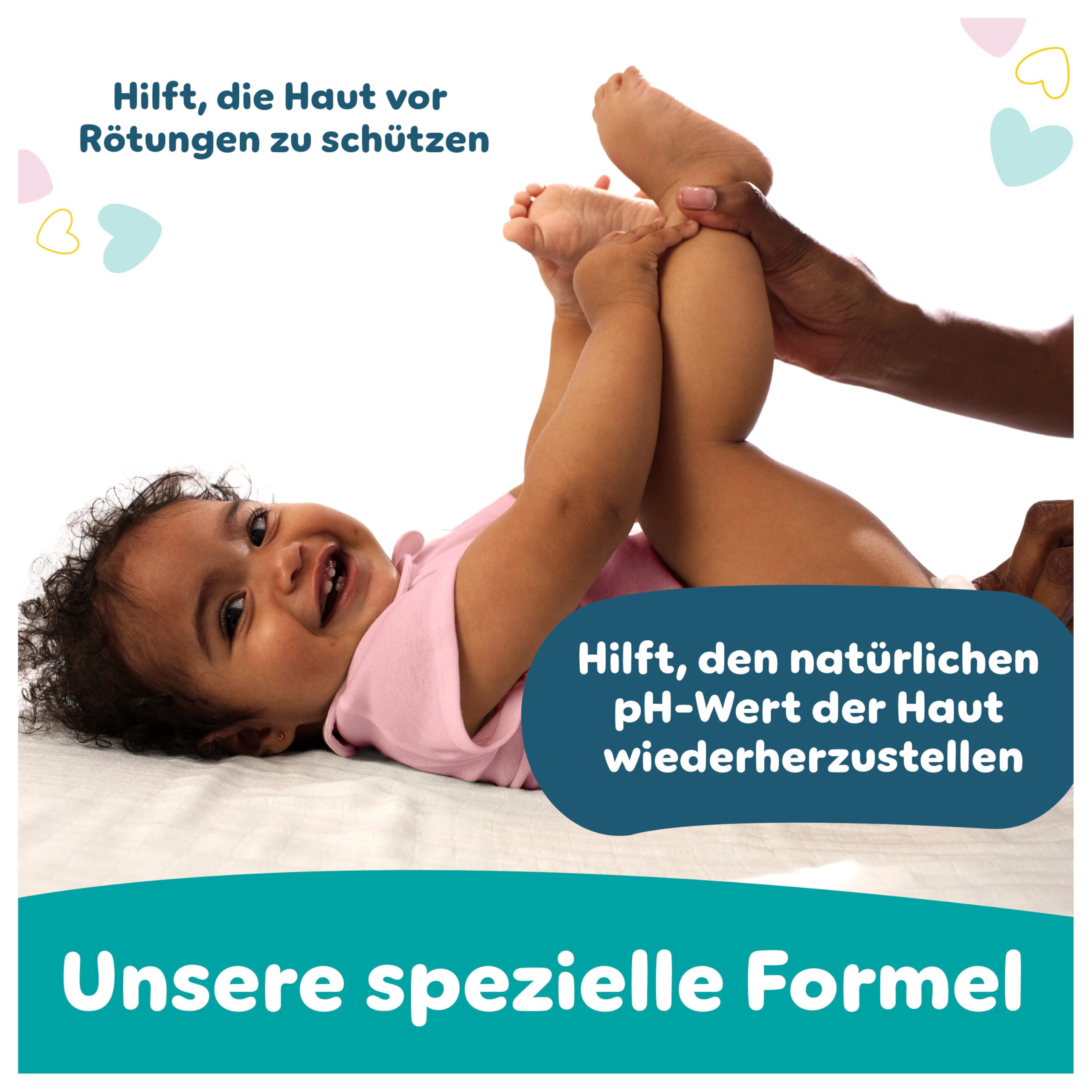 Pampers Sensitive Feuchttücher 15 Packungen mit 80 Stück, 1200 Feuchttücher, ohne Duft, für eine sanfte und weiche Reinigung