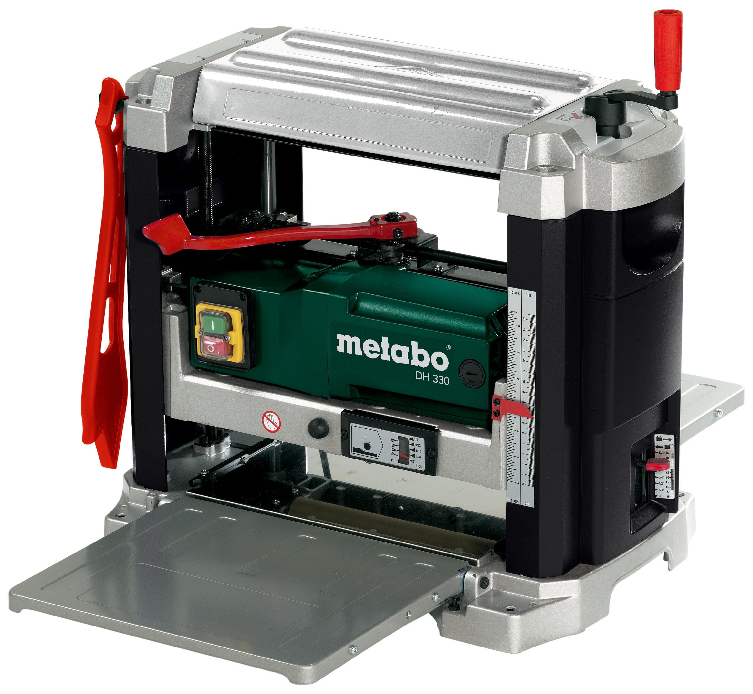 metabo Dickenhobel DH 330 – 0200033000 – Hobelmaschine mit starkem Motor und stabilem Getriebe – Nennaufnahmeleistung: 1800 W