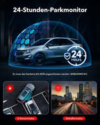 REDTIGER Dashcam 4K FrontUndHeck UltraWeitwinkel STARVIS2 GPSWiFi AutofahrerPremium