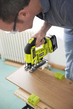 RYOBI 18 V ONE+ Akku-Stichsäge R18JS-0 (max. Schnitttiefe Holz: 101mm, Hublänge 25mm, stufenlose Hubzahlregulierung, werkzeugloser Sägeblattwechsel, inkl. Stichsägeblatt, ohne Akku & Ladegerät)