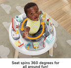 Fisher-Price HBM26-2-in-1 Homeoffice Activity Center, Unterhaltung für Babys und Spieltisch mit Musik, Lichtern und Geräuschen, Spielzeug für Kleinkinder