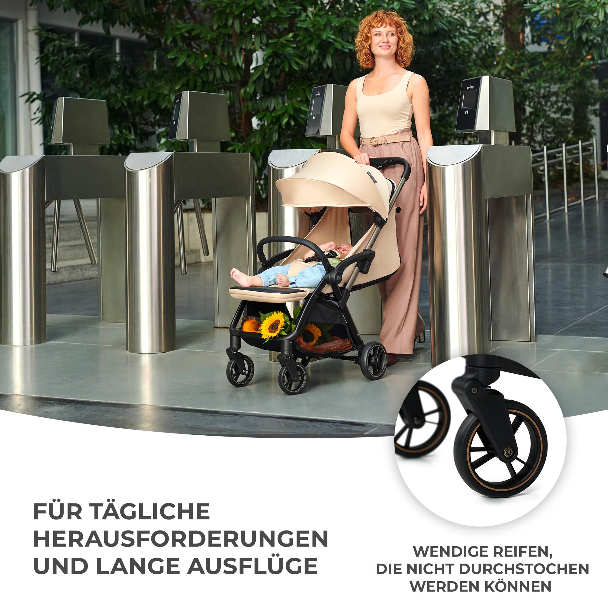 Kinderkraft APINO Buggy bis 22 kg, Liegebuggy, Kinderwagen, Leicht - 7,5kg, Automatisches zusammeklappen, Verstellbare Rückenlehne bis zur Liegeposition, ideal für Reisen, Schwarz