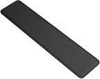 Glorious Gaming Padded Keyboard Wrist Rest (Full Size, 25 mm stark) - gesteppte Ränder, glatte Stoffoberfläche, rutschfeste Gummibasis, mittlere Festigkeit, 440 x 100 x 25 mm - Schwarz