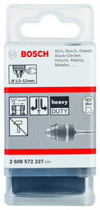 Bosch Schnellspannbohrfutter (2 Hülsen, Spannbereich 1,5-13 mm, Aufnahme sds-plus, Rechts- und Linkslauf, Zubehör Bohrmaschine)