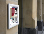 FRANKEN Wechselrahmen, Outdoor A1 Plakatrahmen, Aluminium-Klapprahmen 25 mm breit, Info-Rahmen für den Außenbereich von öffentlichen Einrichtungen, Schulen, Restaurants oder Hotels, BS1704