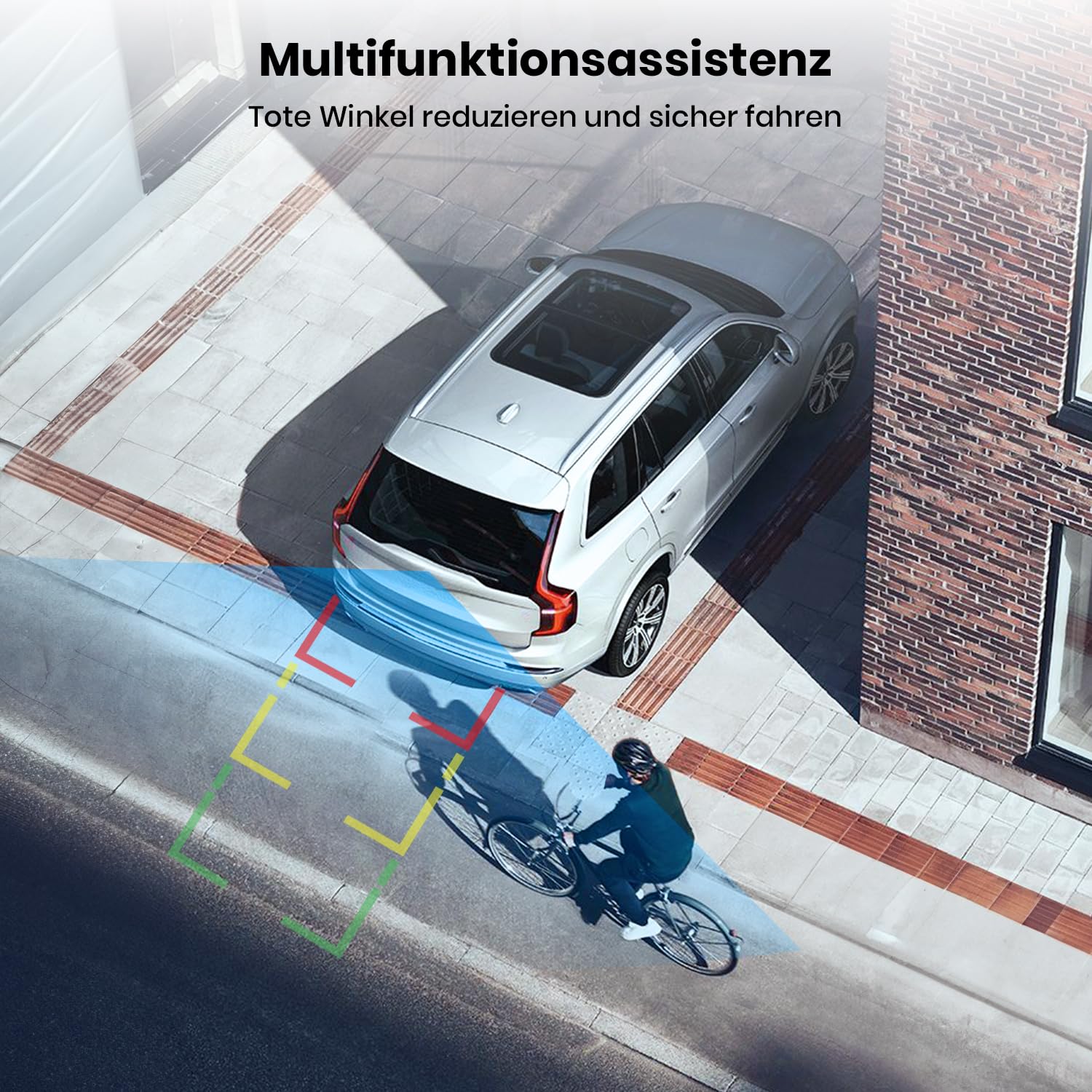 AUTO-VOX W12 Rückfahrkamera Kabellos Auto: 5" LCD 1080P Rückfahrkamera Funk unterstützt 2 Kameras, Rückfahrkameras Nachrüsten mit Stabilem Signal, IP69K Wasserdichter,Nachtsicht für AUTO LKW Wohnmobil