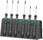 Wera Elektroniker-Schraubendrehersatz 2052/6 + Rack, 6-teilig, 05118156001