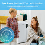 Pro Breeze Luftentfeuchter 20L in 24h Entfeuchtungsleistung - Luftentfeuchter elektrisch mit Wäschemodus, Feuchtigkeitssensor, Luftfilter, Timer - Gegen Schimmel - Entfeuchter elektrisch für bis 35m²