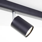 Lightbox Deckenlampe LED 6 flammig | Decken-Strahler mit schwenkbaren Spots | Lampe für Wohnzimmer, Küche oder Schlafzimmer (innen) | 6 x GU10 Fassung | aus Metall in Schwarz