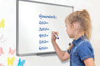 Nobo magnetisches Whiteboard aus Stahl, 90 x 180 cm, Aluminiumrahmen, Traditionelle Eckmontage, Inkl. Stiftablage, Weiß, Essence-Serie, 1915450