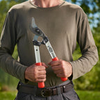 FELCO 211-40 Astschere (Länge 40 cm, ziehender Schneidkopf, Baumschere Schnitt-ø 35 mm, Griffe aus Aluminium, Gartenschere für schwere Schneidarbeiten)