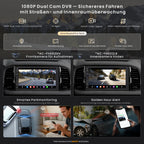 ATOTOZONE X10DG2B7E 7 Zoll Android DAB+ Autoradio Doppel-Din, 8+128G, 4G LTE, KI-Sprachassistent, Kabelloses Carplay & Android Auto, Duales Mikrofon & BT & Kameraeingang, 36B-EQ, HDMI-Eingang
