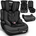 KIDUKU® Kindersitz 9-36 kg (1-12 Jahre) mit Kindersitzunterlage - Autositz ECE R129/03, Gruppe 1/2/3 Autokindersitz Kinderautositz