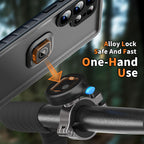 Cozycase 1 Sekunde zum Entsperren oder Verriegeln - Handyhalterung Fahrrad für Samsung Galaxy S25 Ultra Wasserdicht -Bike Phone Holder Mount Handy S 25 Halterung Motorrad Lenker Rennrad MTB Waterproof
