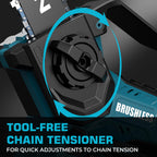 8-Zoll Kettensäge für Makita 18V Akku, automatischer Öler, bürstenlose 6-Zoll und 8-Zoll Akku Baumsäge, batteriebetriebene Mini-Kettensäge zum Holzschneiden und Baumbeschneiden (nur Werkzeug)
