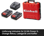 Einhell Professional Akku-Schlagbohrschrauber TP-CD 18/50 Li-i BL Kit Power X-Change (18 V, Brushless, 50 Nm, Schlagbohrfunktion, inkl. 2x 2,0 Ah Akkus + Ladegerät)