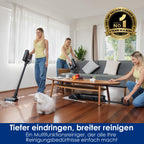 Tineco FLOOR ONE Switch S7 Stretch Nass Trockensauger & Akkusauger Set 5-in-1, FlashDry Selbstreinigung, DualBlock Anti-Tangle, 50 Min Laufzeit 22kPa Multifunktionaler Bodenreiniger für das Ganze Haus