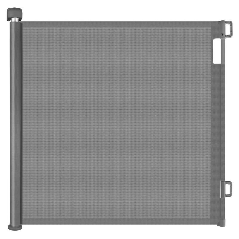 PetHot Treppenschutzgitter & Türschutzgitter Ausziehbar 0-140 cm, türgitter für Babys, Hunde & Katzen – Sicherheitsabsperrgitter für Treppen, Türen, Innen- & Außenbereich, Grau